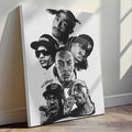 Hip Hop Legends canvas wall art