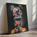 Graffiti Mouse canvas wall art