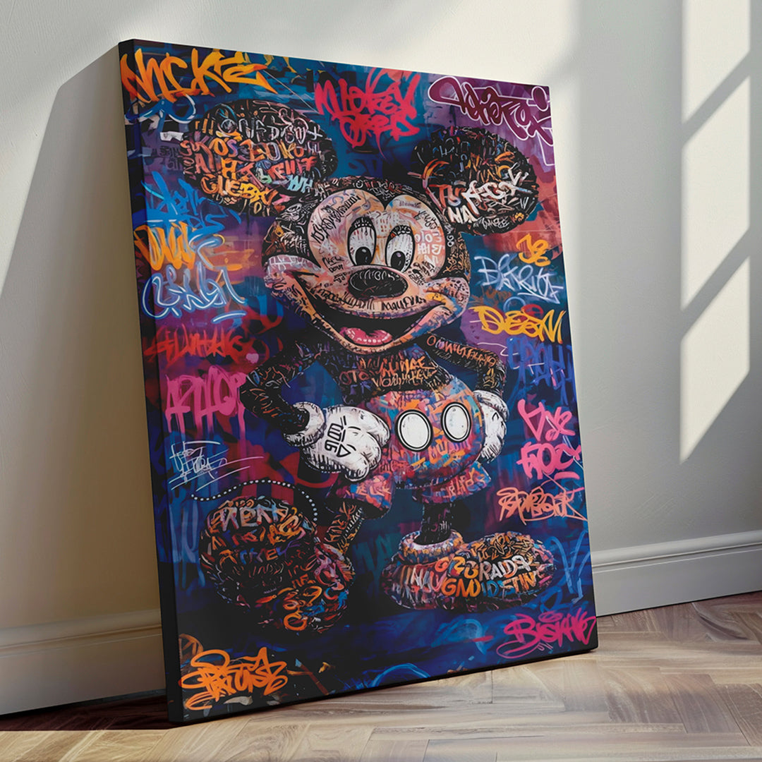 Urban Mouse Explosion canvas wall art