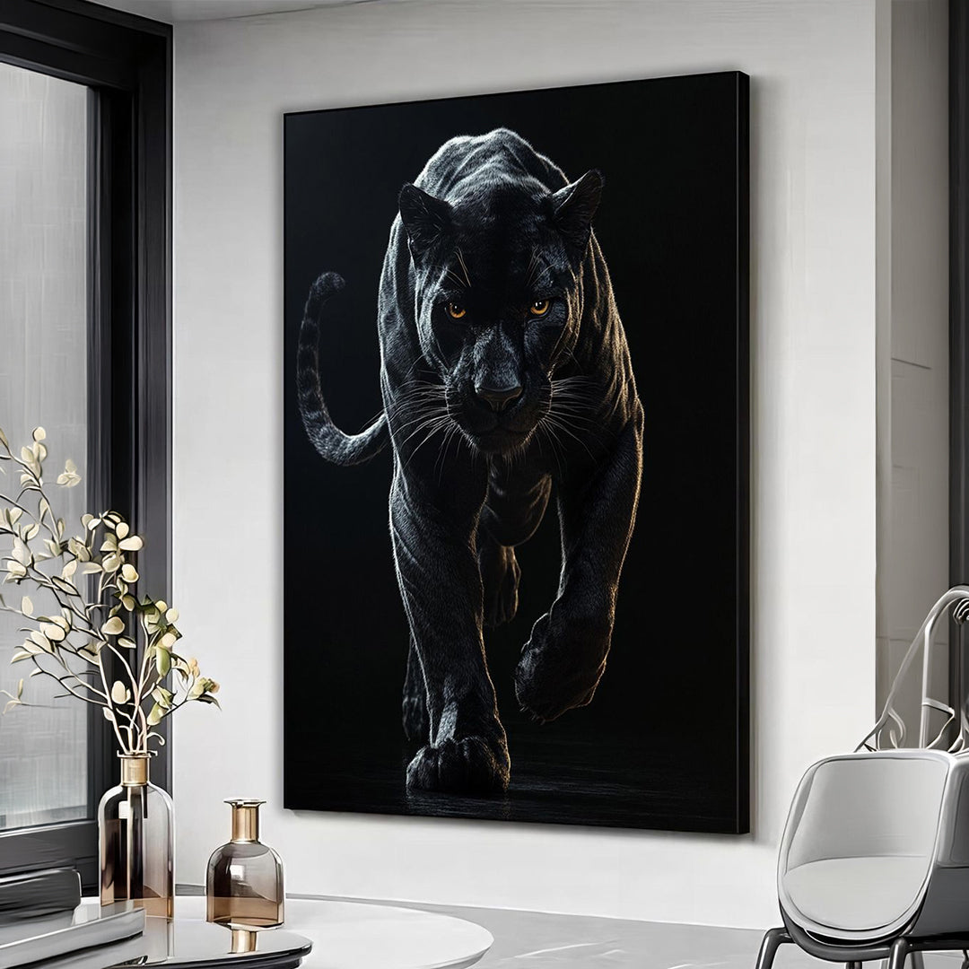 Black Panther canvas wall art