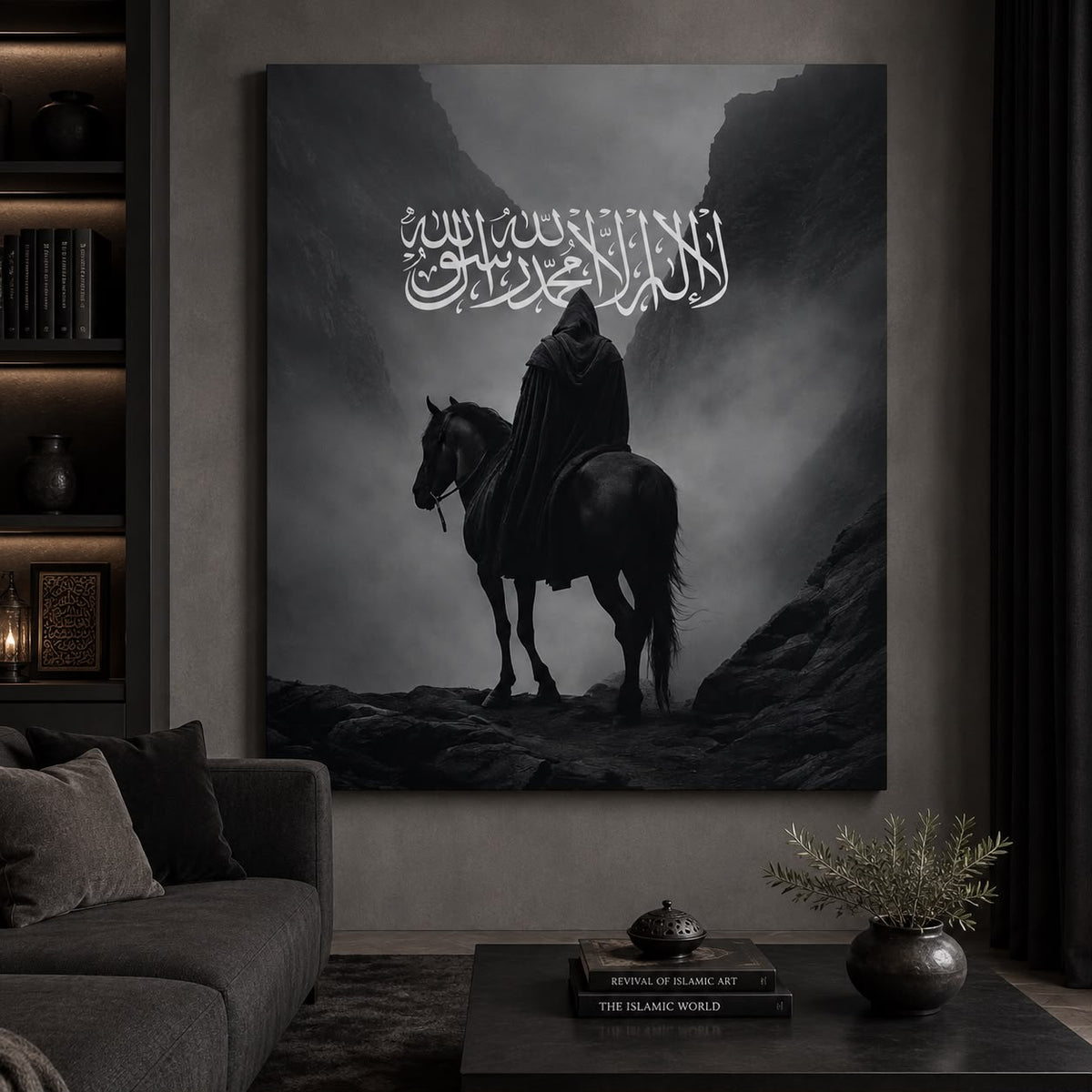 Rider of Faith canvas wall art