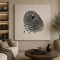 Kaaba Fingerprint canvas wall art