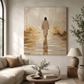 Golden Spiritual Journey canvas wall art