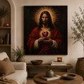 Sacred Heart Radiance canvas wall art