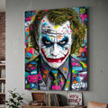 Chaos Joker canvas wall art