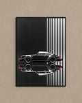 Classic Porsche Reflection Framed Wall Art