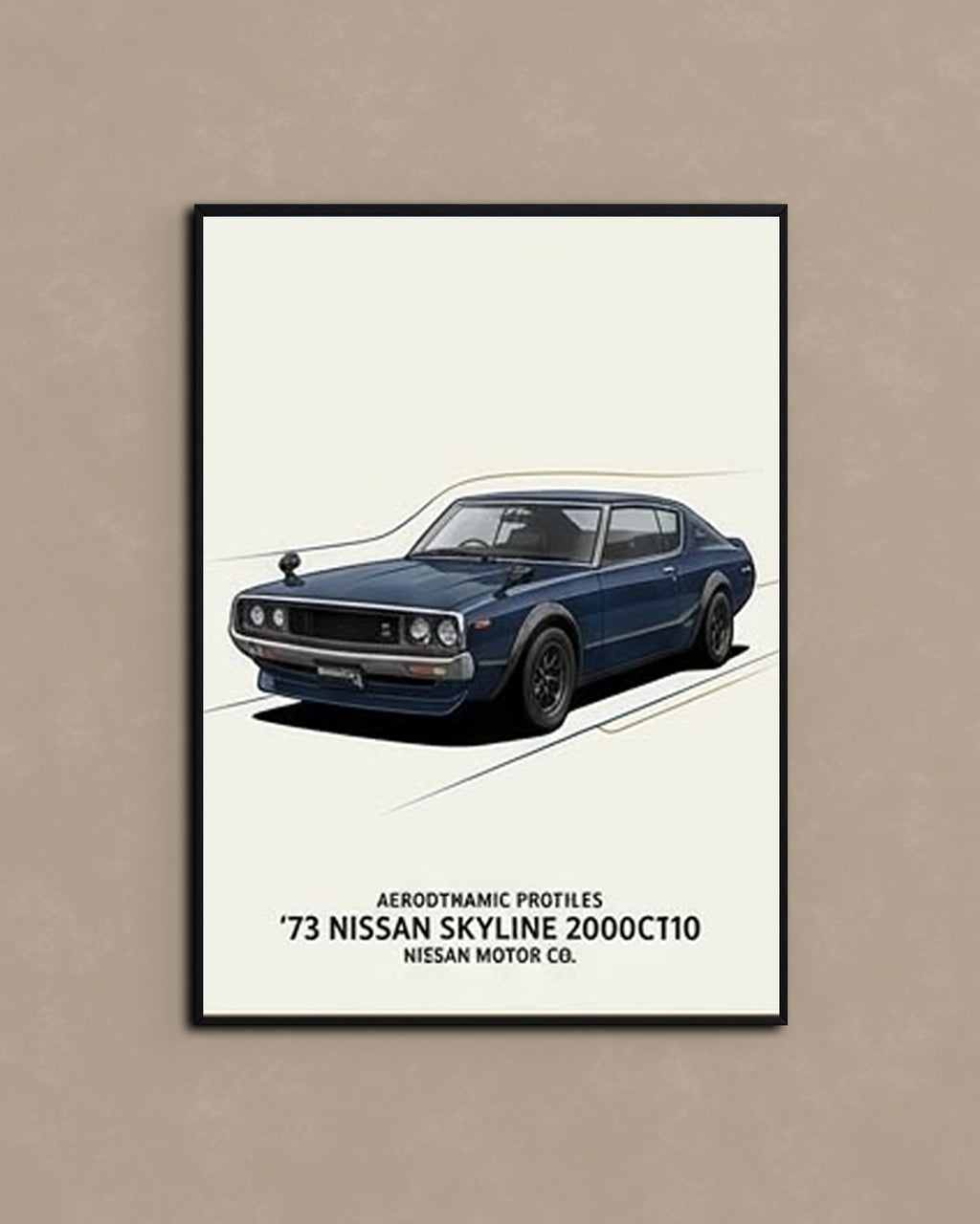 Iconic Car Collection Framed Wall Art