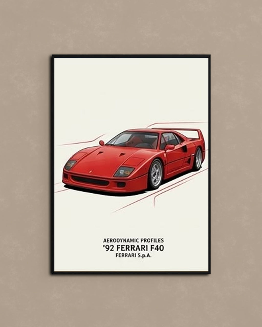 Iconic Car Collection Framed Wall Art