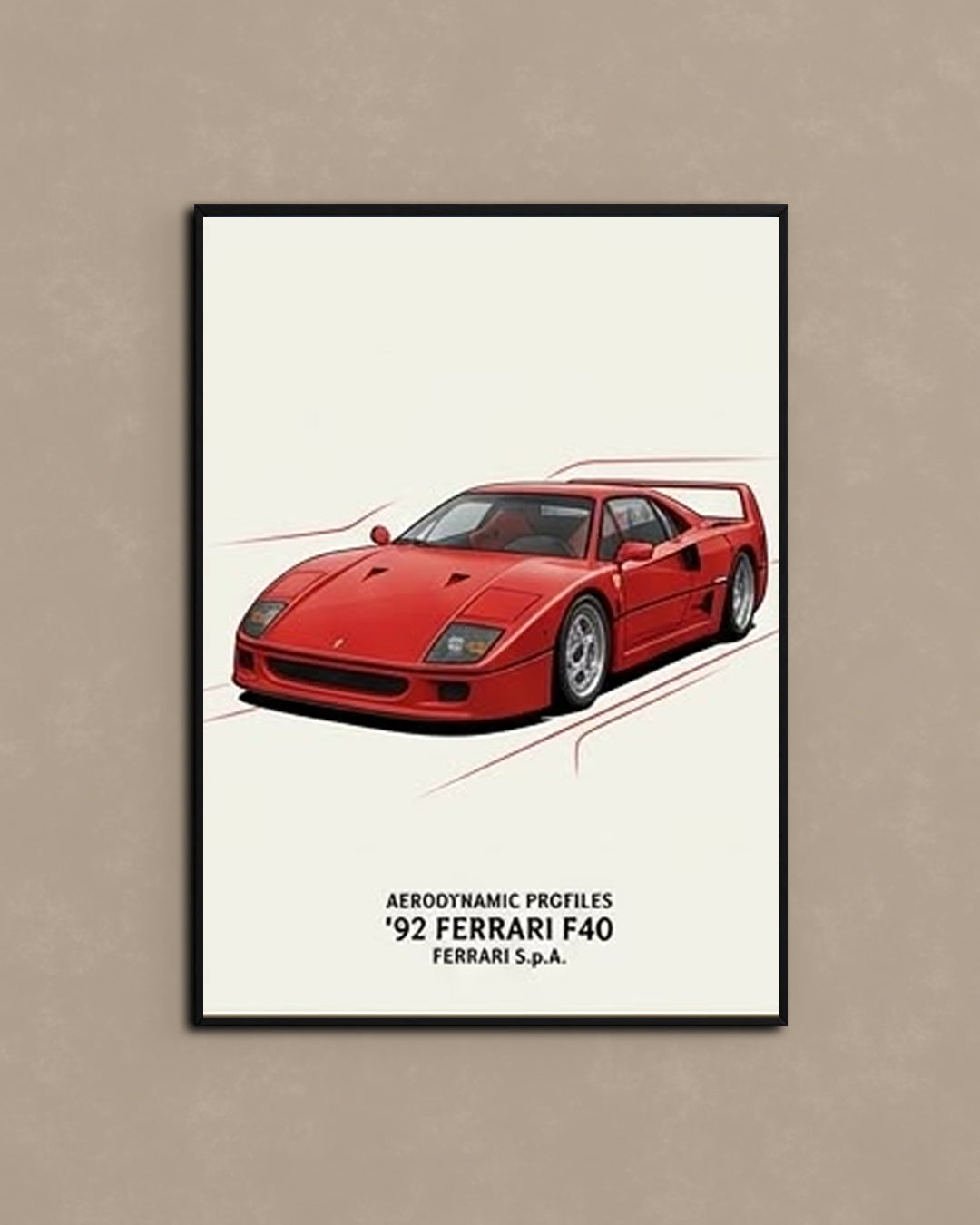 Iconic Car Collection Framed Wall Art