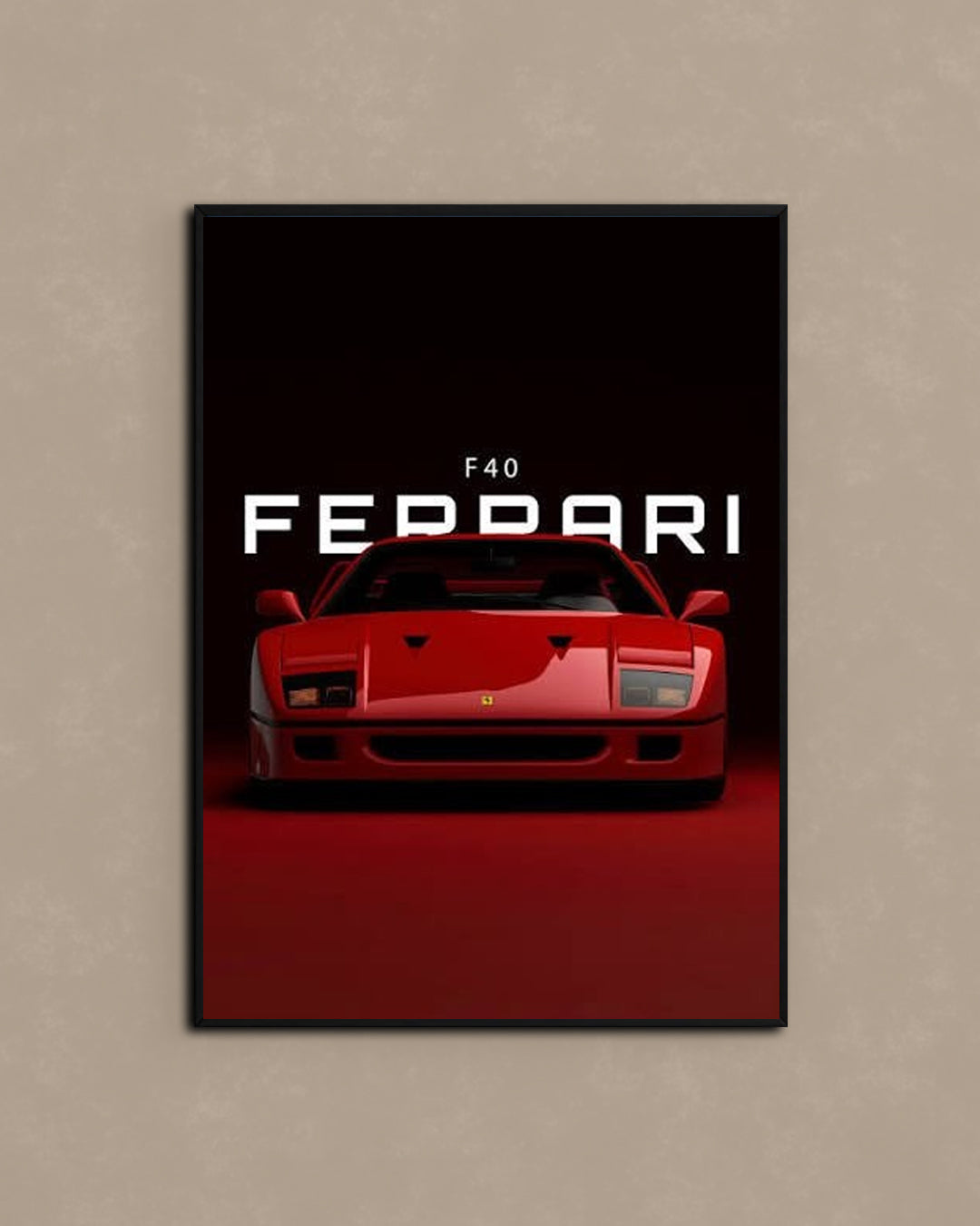Ferrari F40 Performance Framed Wall Art