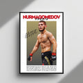 Khabib Nurmagomedov Legacy framed wall art