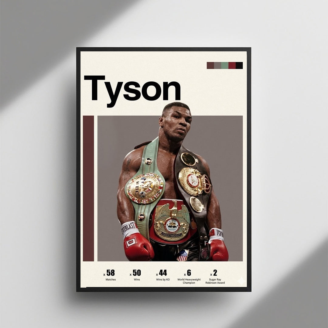 Mike Tyson Champion framed wall art