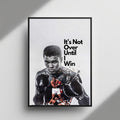 Muhammad Ali Until I Win framed wall art