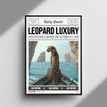 Leopard Luxury Capri framed wall art